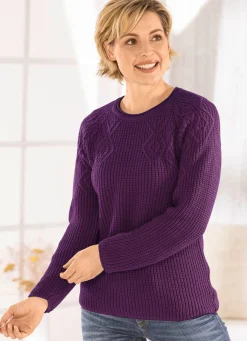 Discount BADER Pullover in Perlfang VIOLA