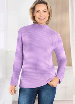 Sale BADER Pullover in Strukturmix FLIEDER