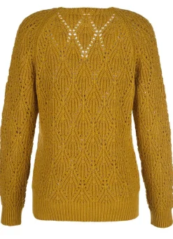 Discount BADER Pullover mit Alpaka SENF