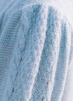 Outlet Tizia Pullover mit Alpaka BLEU MELIERT