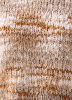 BADER Pullover mit Alpaka CAMEL-BEIGE-MULTICOLOR
