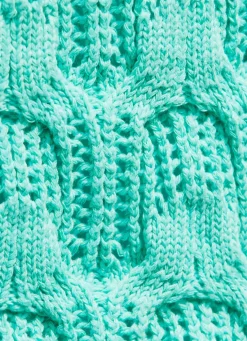 Hot BADER Pullover mit dezentem Paillettengarn MINT