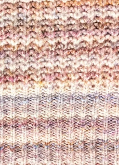 Sale BADER Pullover mit edlem Perlfang ECRU-ROSA-MULTICOLOR
