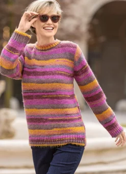 Hot BADER Pullover mit Farbverlauf MULTICOLOR