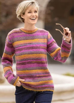 Hot BADER Pullover mit Farbverlauf MULTICOLOR
