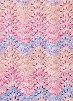 Clearance BADER Pullover mit Farbverlauf und Glitzereffekten ROSA-ORANGE-MULTICOLOR