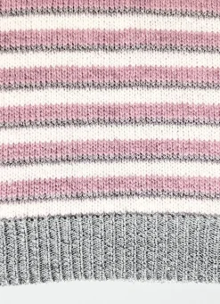 Clearance BADER Pullover mit Glitzereffekten ECRU-ALTROSA-SILBERFARBEN