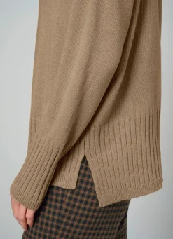 Clearance BADER Pullover mit Kaschmir CAMEL
