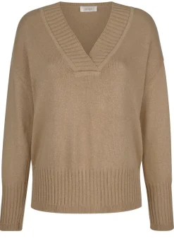 Clearance BADER Pullover mit Kaschmir CAMEL
