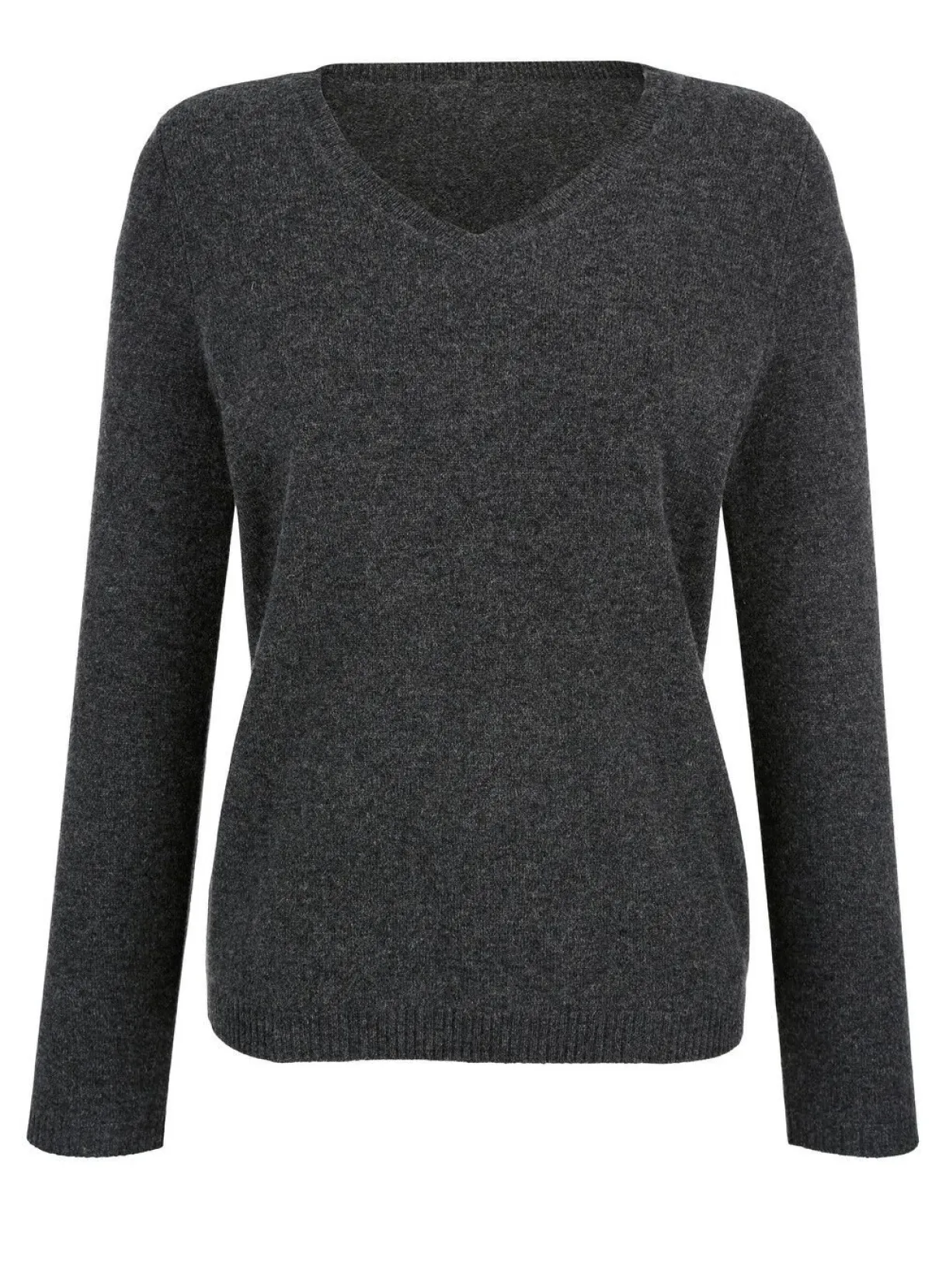 Clearance BADER Pullover mit Kaschmir ANTHRAZIT