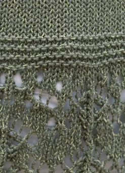 Sale BADER Pullover mit Melange-Effekt durch edles Glanzgarn OLIV MELIERT