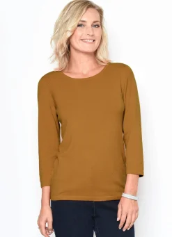 Hot BADER Pullover mit Modal OCKER