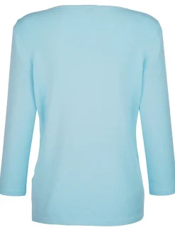 Best BADER Pullover mit Modal HELLBLAU