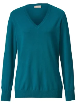 Hot BADER Pullover mit Modal-Anteil PETROL