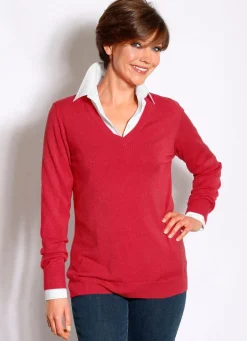 Hot BADER Pullover mit Modal-Anteil KORALLE