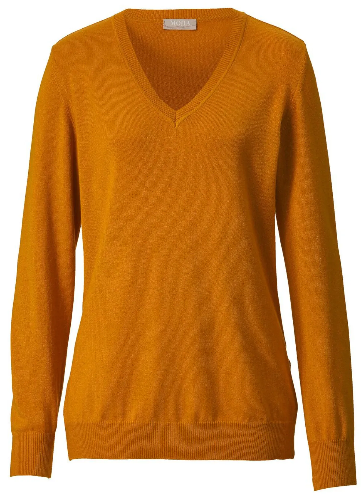 Clearance BADER Pullover mit Modal-Anteil OCKER