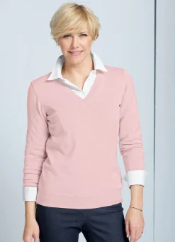 Online BADER Pullover mit Modal-Anteil ROSÉ