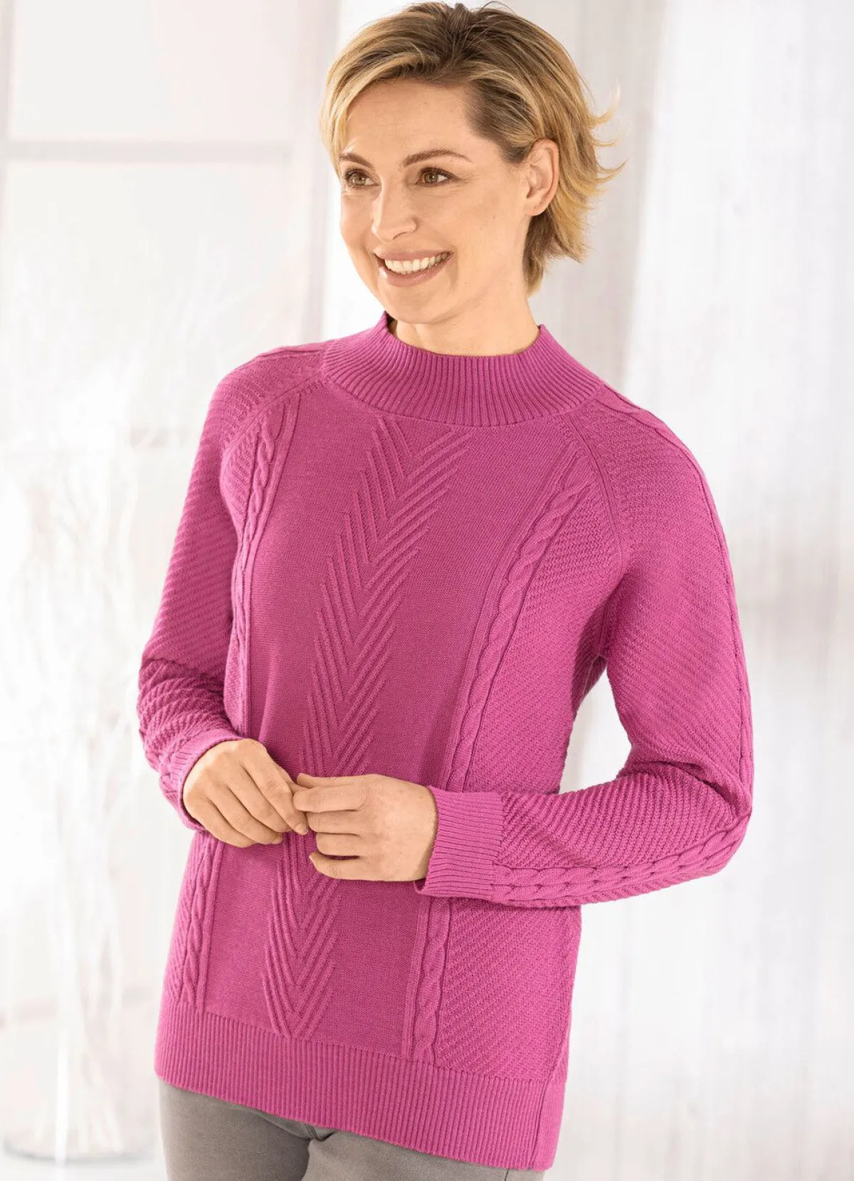 Hot BADER Pullover mit Schurwolle MALVE