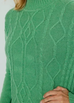 Sale BADER Pullover mit Schurwolle und Kaschmir GRÜN