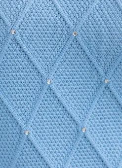 Discount BADER Pullover mit Strasszier BLEU