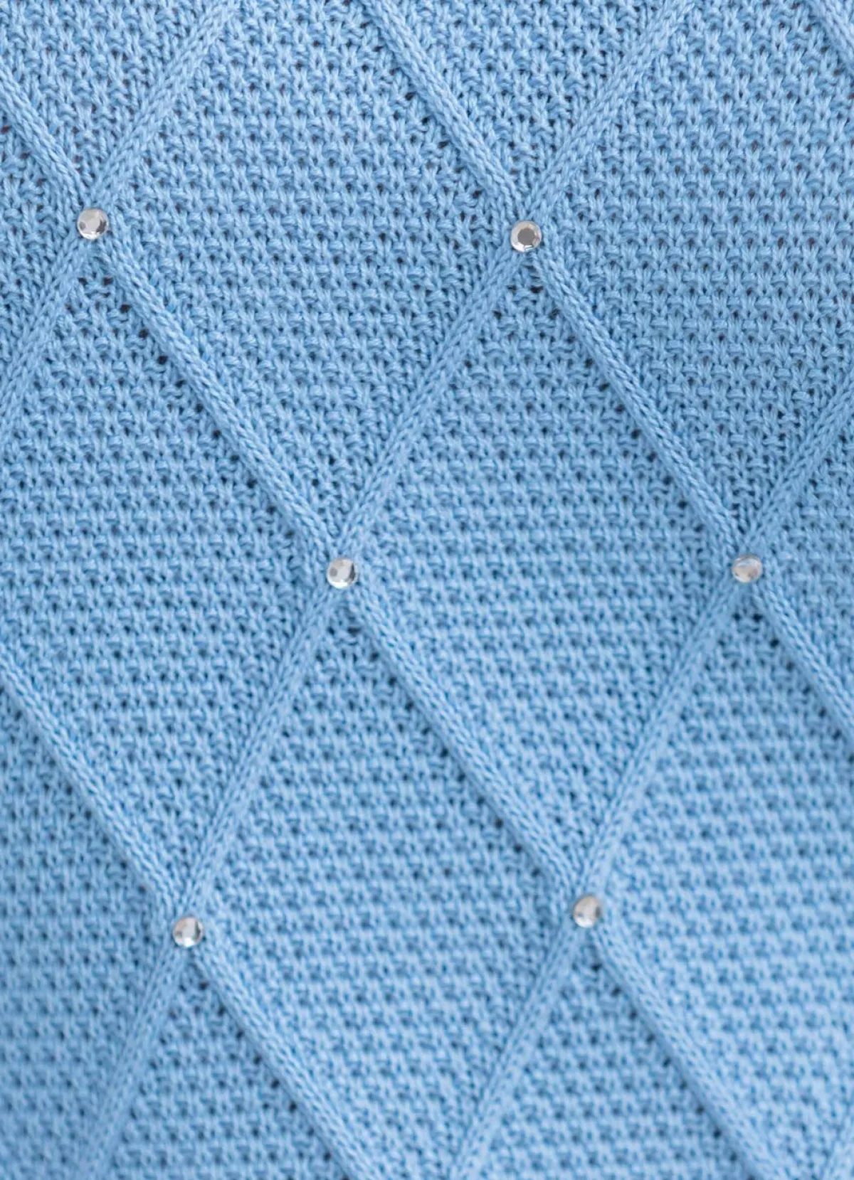 Discount BADER Pullover mit Strasszier BLEU