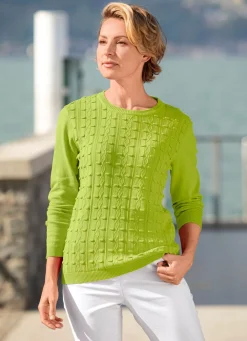 Sale BADER Pullover mit streckendem Strukturmuster LIMONE