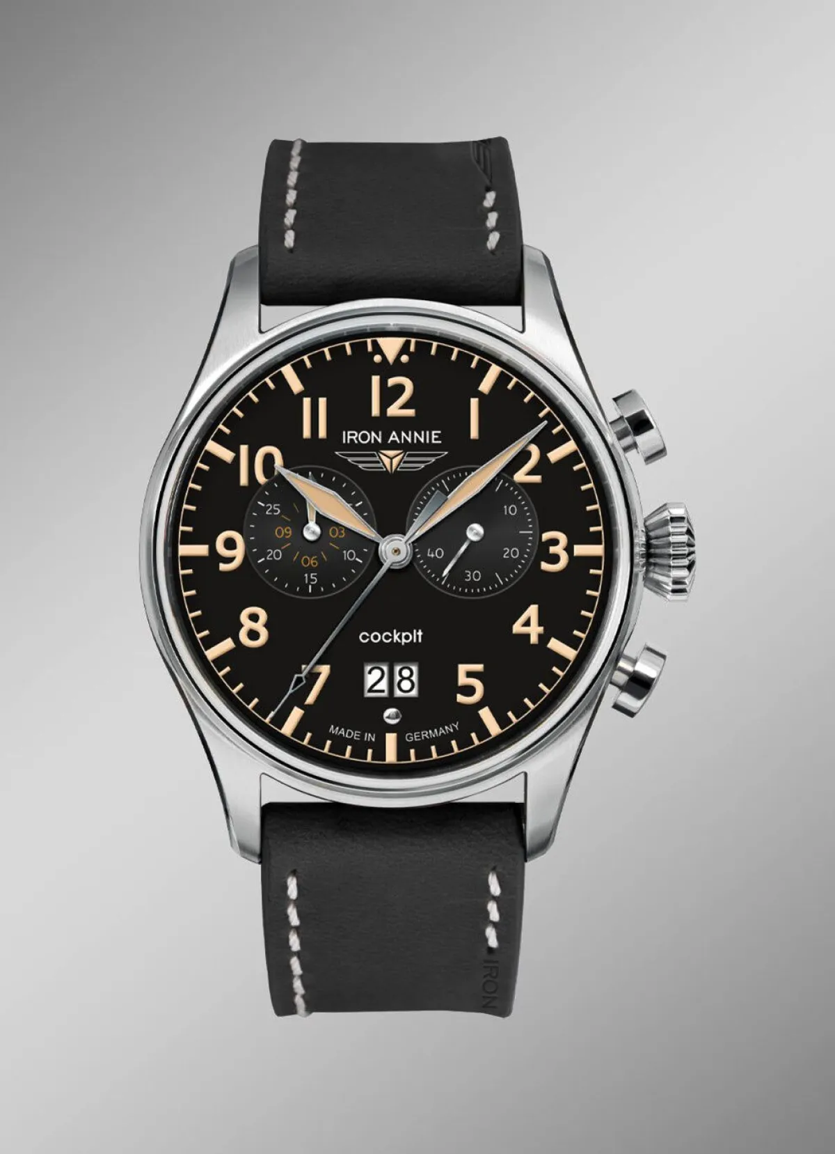 Discount IRON ANNIE Quartz-Chronograph der Serie " Cockpit"