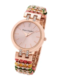 Outlet PIERRE CHAUBERT Quartz-Damenuhr mit Metallgehäuse