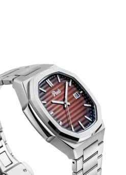 Online POOLS Quartz-Herrenuhr aus Edelstahl