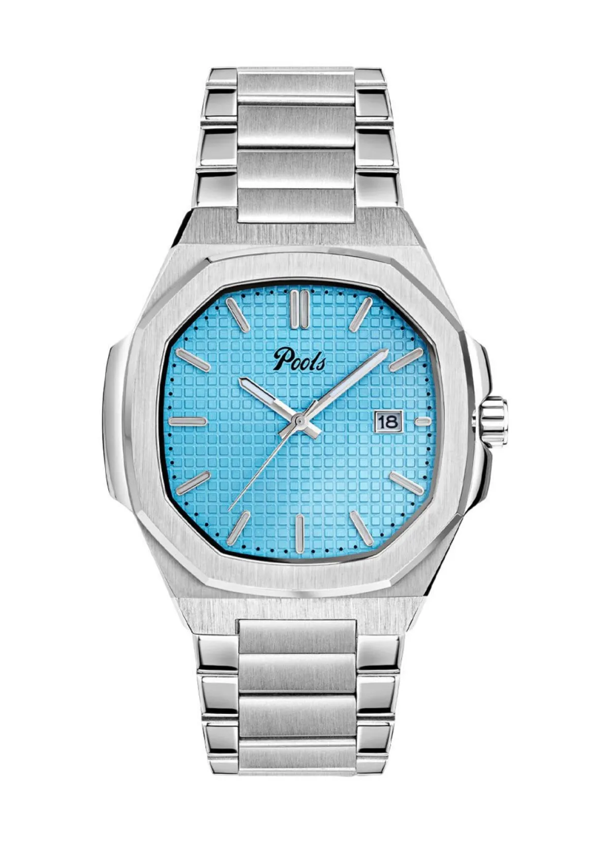 Sale POOLS Quartz-Herrenuhr aus Edelstahl