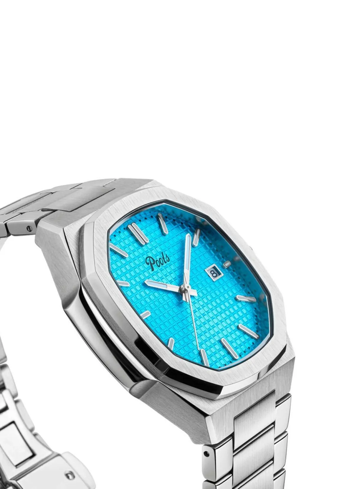 Sale POOLS Quartz-Herrenuhr aus Edelstahl