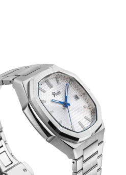 POOLS Quartz-Herrenuhr aus Edelstahl