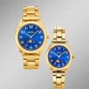 POOLS Quartz-Partneruhr von mit Mondphasen