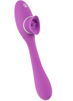 BADER Rabbitvibrator mit Leckfunktion LILA