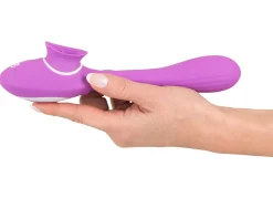 BADER Rabbitvibrator mit Leckfunktion LILA