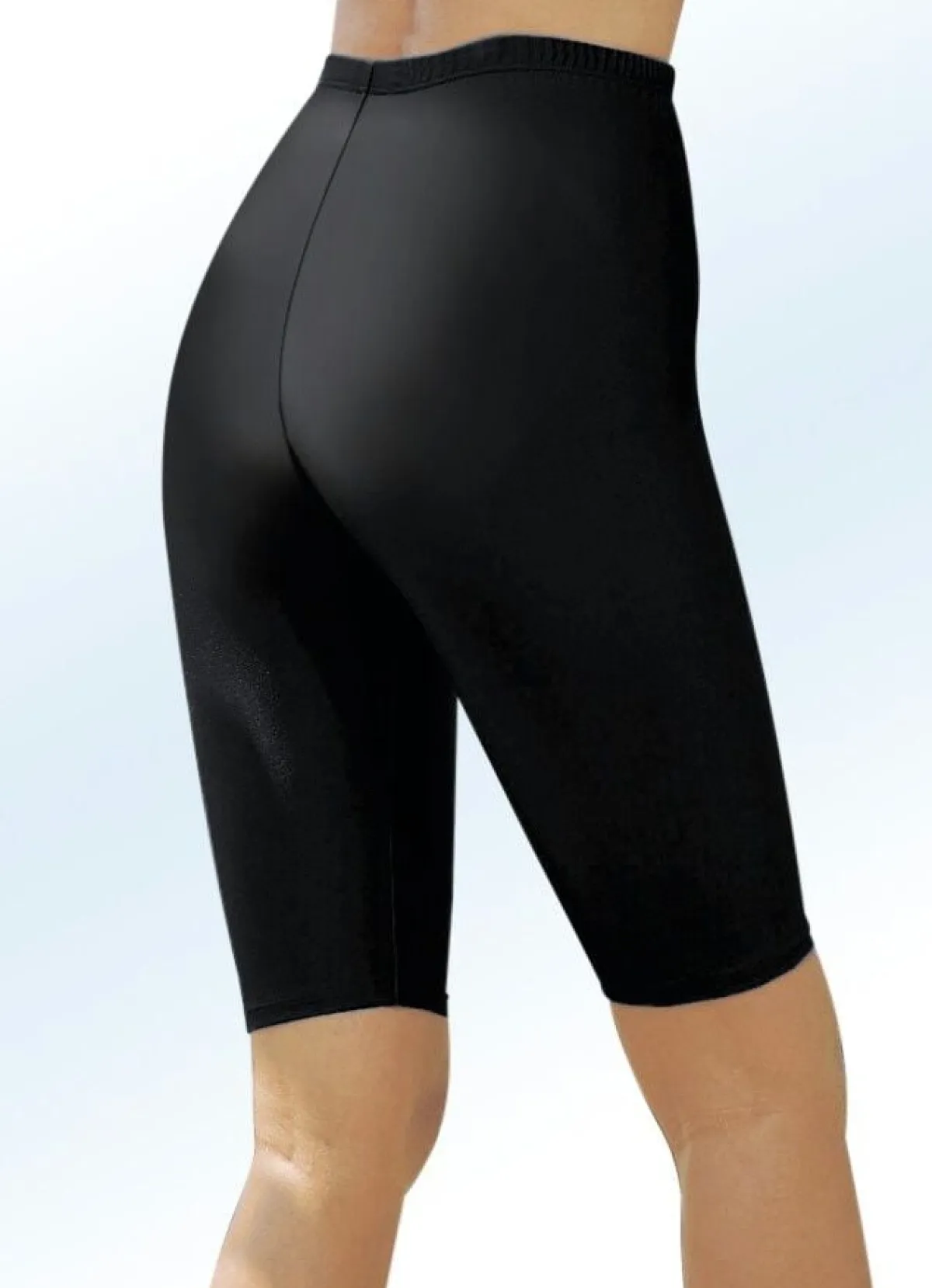 Discount BADER Radlerhose mit Glanz-Effekt in 4 Farben SCHWARZ