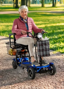 Best BADER 4-Rad-Roller von Antar BLAU