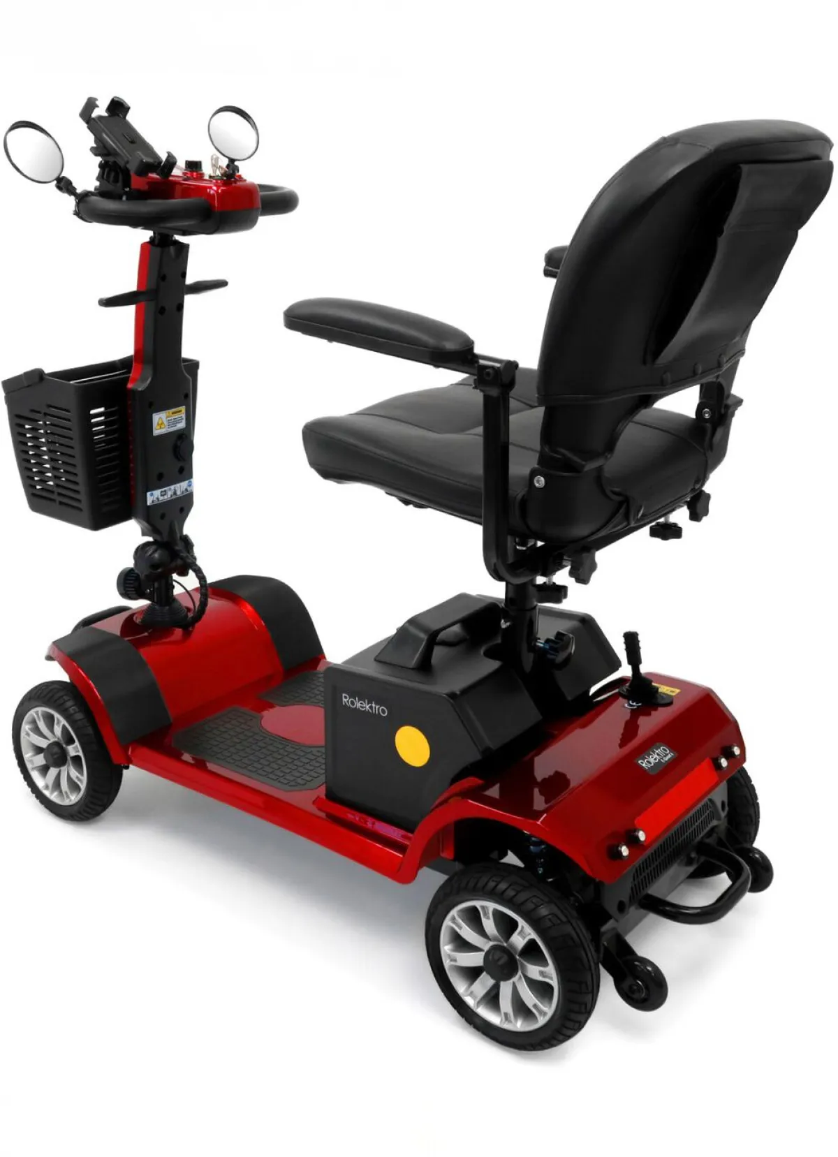BADER 4-Rad-Roller von Rolektro ROT
