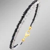 Online BADER Raffiniertes Armband mit Roh-Diamanten in Hell- und Dunkelgrau