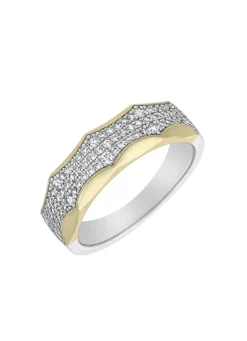 Best BADER Raffiniertes Design – Damenring mit synth. Zirkonia