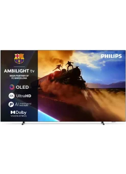 Hot PHILIPS Rahmenloser 4K Ultra HD OLED Ambilight-TV SCHWARZ