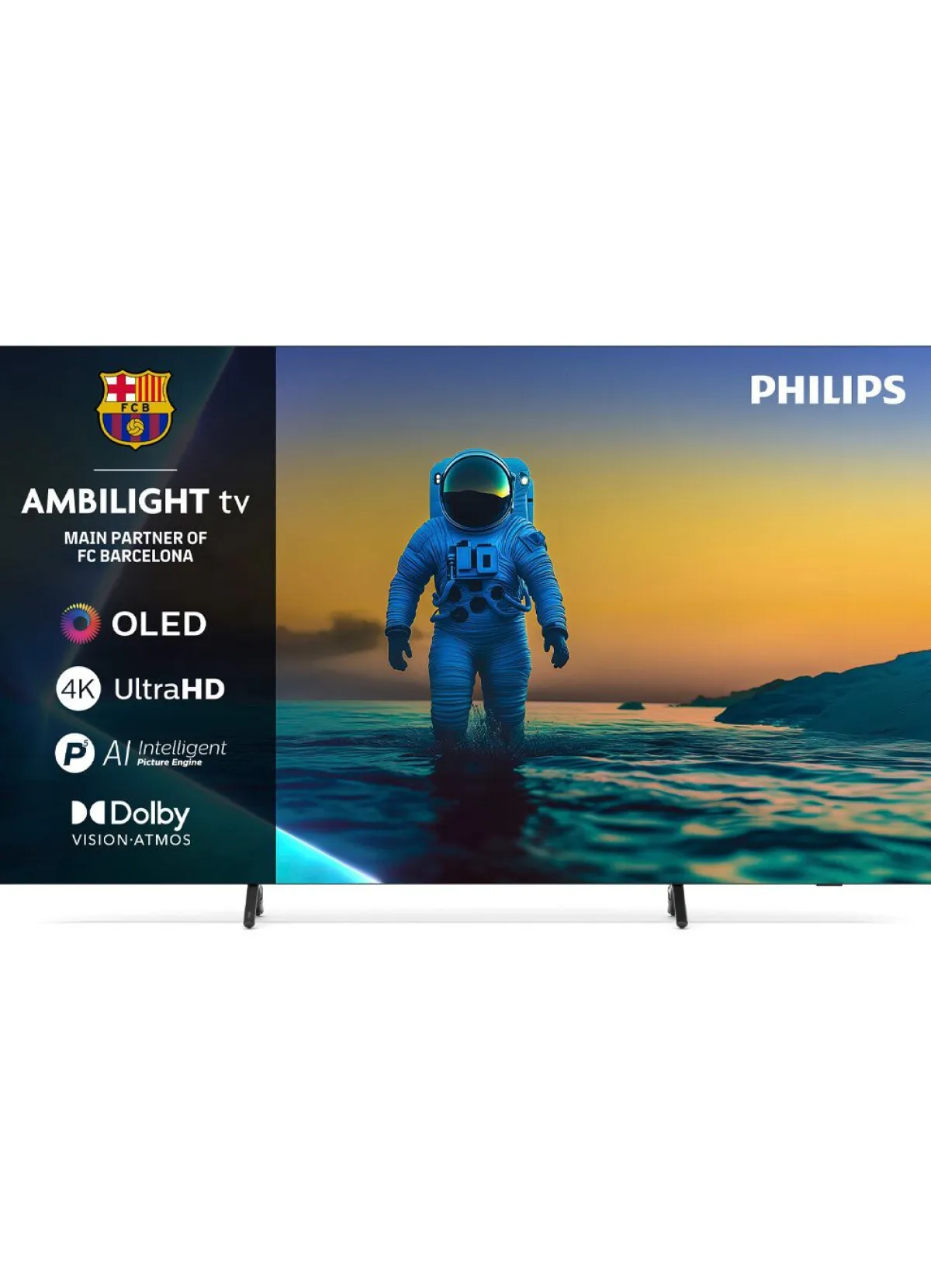Outlet PHILIPS Rahmenloser 4K Ultra HD Fernseher SCHWARZ