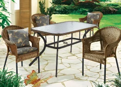 Clearance BADER Ravenna Gartenmöbel-Set, 5-teilig BRAUN