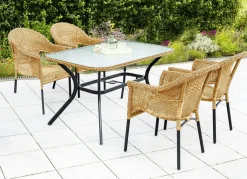 Online BADER Ravenna Gartenmöbel-Set, 5-teilig NATUR
