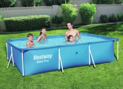 Best Bestway Rechteckiges Pool-Set, groß aus robustem TriTech-Material BLAU