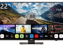 Sale Reflexion rahmenloser FHD-LED-Fernseher SCHWARZ