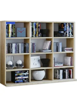 Sale BADER Regal aus Holzstruktur-Nachbildung EICHE SONOMA