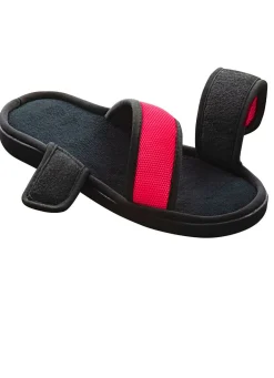 Sale BADER Relax-Cross Slipper mit Memory-Schaum SCHWARZ-PINK