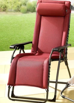 Best BADER Relaxliege mit schnelltrocknendem Bezug ROST