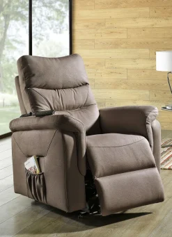 Discount BADER Relax-Sessel mit Aufstehhilfe BRAUN